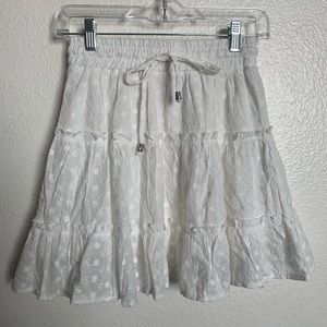 Princess Polly White Lace Skirt